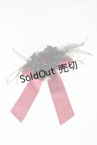 ALICE and the PIRATES / リボンローズコサージュ  ブラック H-25-12-04-1012-PA-AC-NS-ZH