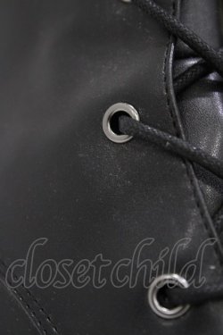 画像4: ALICE and the PIRATES / A/Pレースアップロングブーツ L/約24cm〜24.5cm ブラック H-25-12-04-1001-PA-SH-NS-ZH