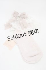 LIZ LISA / ハートリボンクルー丈ソックス  ピンク H-25-12-04-1015-LO-ZA-NS-ZH