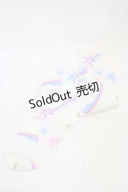 画像1: Angelic Pretty / スターシャワーオーバーニー  オフ H-25-12-04-1017-AP-ZA-NS-ZH