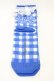 画像2: Angelic Pretty / Lovelyギンガムクルー丈ソックス  ブルー H-25-12-04-1019-AP-ZA-NS-ZH (2)