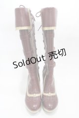 ALICE and the PIRATES / Lilyベルトロングブーツ L/約24cm〜24.5cm ボルドー H-25-12-04-1002-PA-SH-NS-ZH