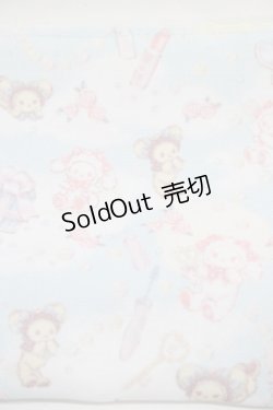 画像2: BABY,THE STARS SHINE BRIGHT / くみゃちゃんのキラキラコスメ柄ポーチ  サックス H-25-12-04-1022-BA-ZA-NS-ZH