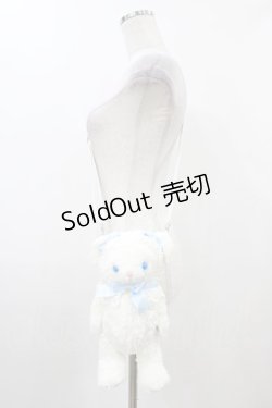 画像1: BABY,THE STARS SHINE BRIGHT / 札幌店限定ゆきふるまちのしろくみゃちゃんポシェット  オフ白 H-25-12-04-1024-BA-BG-NS-ZH