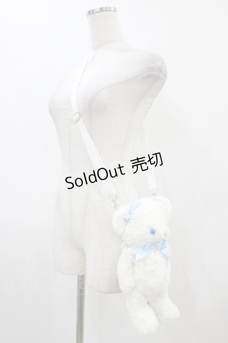 画像2: BABY,THE STARS SHINE BRIGHT / 札幌店限定ゆきふるまちのしろくみゃちゃんポシェット  オフ白 H-25-12-04-1024-BA-BG-NS-ZH (2)