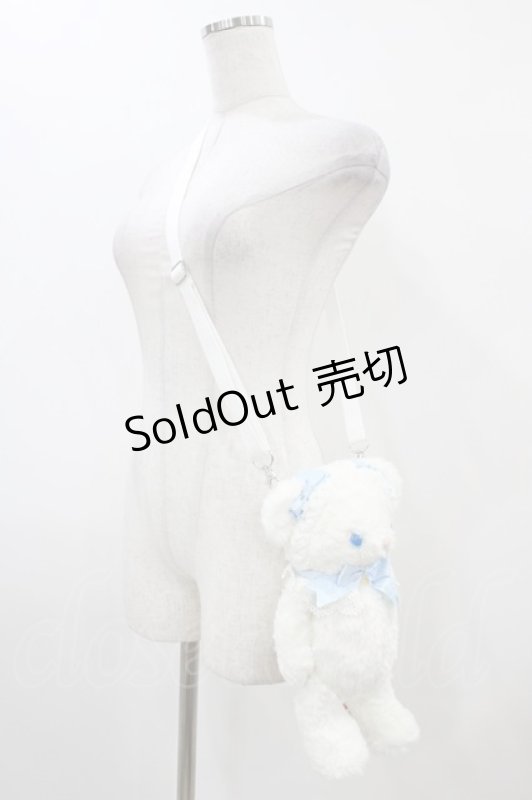 画像2: BABY,THE STARS SHINE BRIGHT / 札幌店限定ゆきふるまちのしろくみゃちゃんポシェット  オフ白 H-25-12-04-1024-BA-BG-NS-ZH (2)