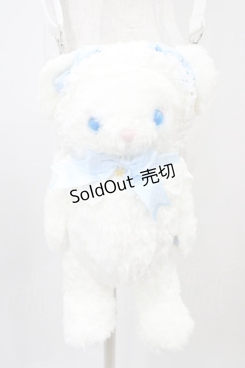 画像3: BABY,THE STARS SHINE BRIGHT / 札幌店限定ゆきふるまちのしろくみゃちゃんポシェット  オフ白 H-25-12-04-1024-BA-BG-NS-ZH (3)