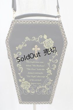 画像3: ALICE and the PIRATES / 棺型トランクポシェット  ブラック/ゴールド H-25-12-04-1026-PA-BG-NS-ZH