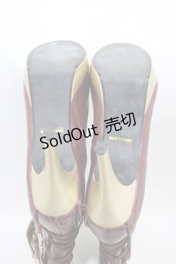 画像3: ALICE and the PIRATES / Lilyベルトロングブーツ L/約24cm〜24.5cm ボルドー H-25-12-04-1002-PA-SH-NS-ZH