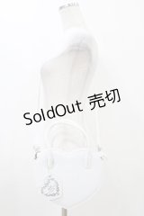 BABY,THE STARS SHINE BRIGHT / エナメルハートBag  ホワイト H-25-12-04-1028-BA-BG-NS-ZH