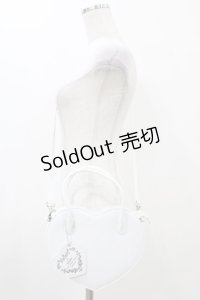 BABY,THE STARS SHINE BRIGHT / エナメルハートBag  ホワイト H-25-12-04-1028-BA-BG-NS-ZH