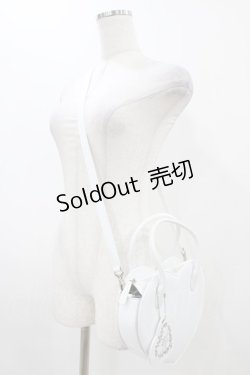 画像2: BABY,THE STARS SHINE BRIGHT / エナメルハートBag  ホワイト H-25-12-04-1028-BA-BG-NS-ZH