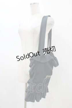 画像2: himitsu by syrup.(RoseMarie seoir) / サテンフリルトートバッグ  ネイビー H-25-12-04-1029-LO-BG-NS-ZH