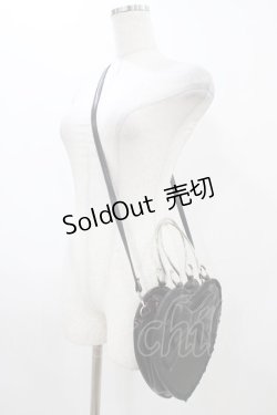 画像2: BABY,THE STARS SHINE BRIGHT / リボンハートバッグ  ブラック/ブラック H-25-12-04-1031-BA-BG-NS-ZH