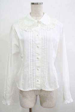 画像1: BABY,THE STARS SHINE BRIGHT / BABYチュールレースブラウス Free オフ H-25-12-04-055-BA-BL-NS-ZH