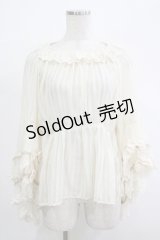 Infanta（海外ロリータブランド） / ストライプシフォンブラウス Free アイボリー H-25-12-04-058-LO-BL-NS-ZH