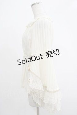 画像2: Infanta（海外ロリータブランド） / ストライプシフォンブラウス Free アイボリー H-25-12-04-058-LO-BL-NS-ZH