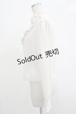 画像2: An MILLE / Vフリル切替ブラウス Free アイボリー H-25-12-04-059-EL-BL-NS-ZH