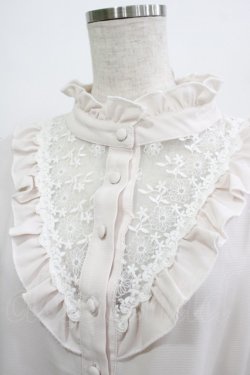 画像4: An MILLE / Vフリル切替ブラウス Free アイボリー H-25-12-04-059-EL-BL-NS-ZH