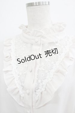 画像4: An MILLE / Vフリル切替ブラウス Free アイボリー H-25-12-04-059-EL-BL-NS-ZH