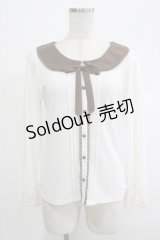 LODISPOTTO / リボントップス M オフ/ブラウン H-25-12-04-061-LO-TO-NS-ZH