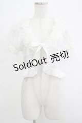 Innocent World / オリジナルレース梨地ボレロ M オフ H-25-12-04-065-IW-TO-NS-ZH
