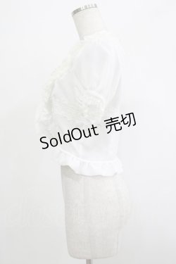 画像2: Innocent World / オリジナルレース梨地ボレロ M オフ H-25-12-04-065-IW-TO-NS-ZH
