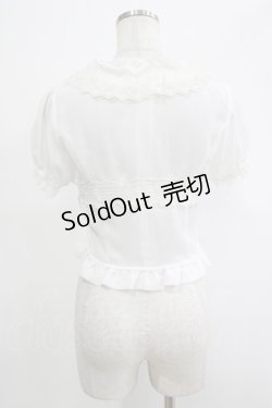 画像3: Innocent World / オリジナルレース梨地ボレロ M オフ H-25-12-04-065-IW-TO-NS-ZH