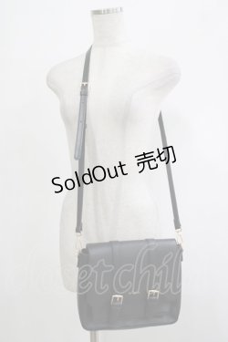 画像1: m petit by misako / AMスカラップショルダー  ブラック H-25-12-04-066-LO-BG-NS-ZH