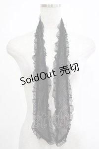 PINK HOUSE CHELSEA / ドットチュールリボン  ブラック H-25-12-04-070-EL-ZA-NS-ZH