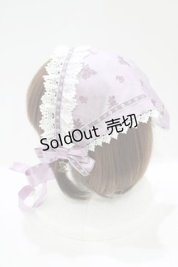 画像2: ALICE and the PIRATES / 秘密の冒険と幸せのワイナリー柄バブーシュカ  パープル H-25-12-04-077-PA-AC-NS-ZH