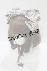 ALICE and the PIRATES / Quiet toys room〜あの子と遊んだあの日々を〜柄リボンヘッドドレス  パープル H-25-12-04-079-PA-AC-NS-ZH