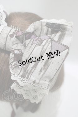 画像2: ALICE and the PIRATES / Quiet toys room〜あの子と遊んだあの日々を〜柄リボンヘッドドレス  パープル H-25-12-04-079-PA-AC-NS-ZH