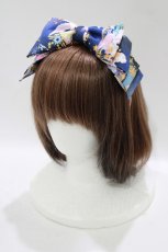 画像1: Royal Princess Alice / Twinkle Horoscope・ 飴ノ森ふみかコラボカチューシャ  ネイビー H-25-12-04-081-LO-AC-NS-ZH (1)