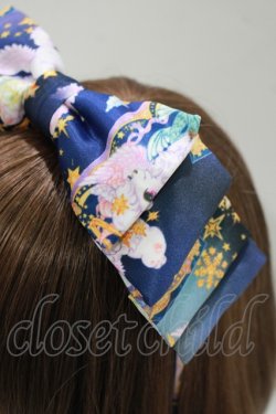 画像2: Royal Princess Alice / Twinkle Horoscope・ 飴ノ森ふみかコラボカチューシャ  ネイビー H-25-12-04-081-LO-AC-NS-ZH