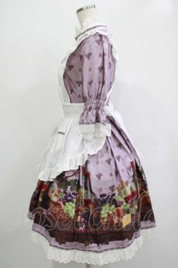 画像2: ALICE and the PIRATES / 秘密の冒険と幸せのワイナリー柄ワンピース Free パープル H-25-12-04-008-PA-OP-NS-ZH