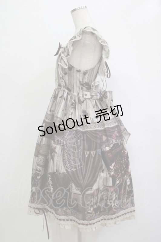 画像2: ALICE and the PIRATES / Quiet toys room〜あの子と遊んだあの日々を〜柄ジャンパースカートII Free ボルドー H-25-12-04-009-PA-OP-NS-ZH (2)