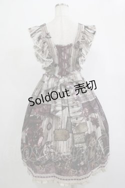 画像3: ALICE and the PIRATES / Quiet toys room〜あの子と遊んだあの日々を〜柄ジャンパースカートII Free ボルドー H-25-12-04-009-PA-OP-NS-ZH