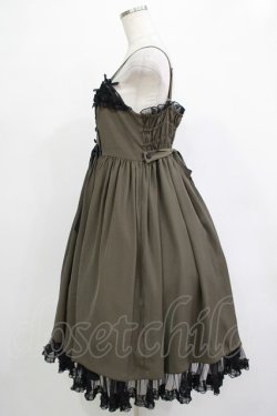 画像2: Angelic Pretty / Airy Frillジャンパースカート Free カーキ H-25-12-04-010-AP-OP-NS-ZH