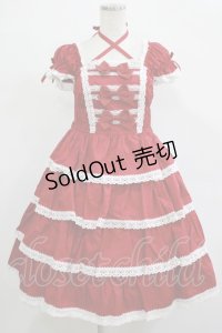 BABY,THE STARS SHINE BRIGHT / リボンミルキーシュガージャンパースカート Free エンジ H-25-12-04-002-BA-OP-NS-ZH