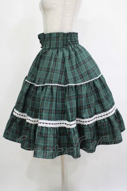 画像2: Eri Aino's collaboration / シャーロットの水曜日 フリルフレアスカート M グリーン H-25-12-04-013-PU-TO-NS-ZH