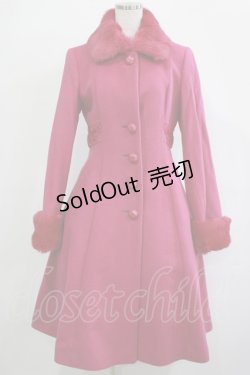 画像1: JESUS DIAMANTE / プリンセスコートIIラビットversion 38 ピンク H-25-12-04-014-JE-CO-NS-ZH