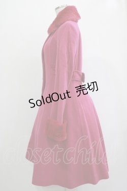 画像2: JESUS DIAMANTE / プリンセスコートIIラビットversion 38 ピンク H-25-12-04-014-JE-CO-NS-ZH