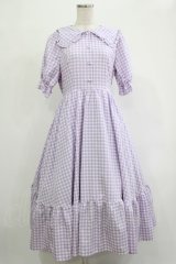 m petit by misako / TT*AMギンガムチェック L ラベンダー H-25-12-04-015-LO-OP-NS-ZH