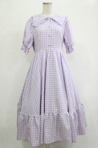 m petit by misako / TT*AMギンガムチェック L ラベンダー H-25-12-04-015-LO-OP-NS-ZH