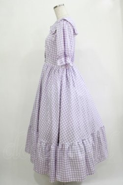 画像2: m petit by misako / TT*AMギンガムチェック L ラベンダー H-25-12-04-015-LO-OP-NS-ZH