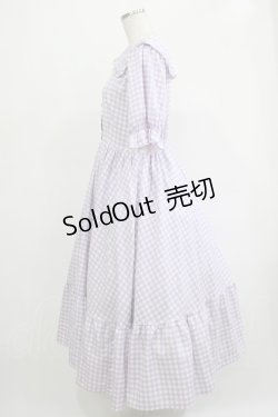 画像2: m petit by misako / TT*AMギンガムチェック L ラベンダー H-25-12-04-015-LO-OP-NS-ZH