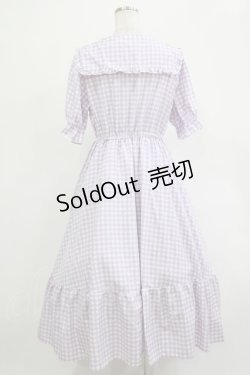 画像3: m petit by misako / TT*AMギンガムチェック L ラベンダー H-25-12-04-015-LO-OP-NS-ZH