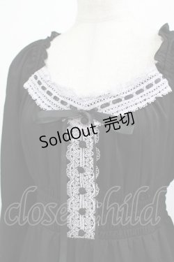 画像4: axes femme POETIQUE / オフショルティアード長袖ワンピース M ブラック H-25-12-04-016-AX-OP-NS-ZH