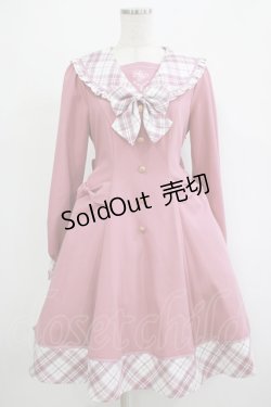 画像1: Amavel / French Countryセーラーワンピース Free ピンク H-25-12-04-018-CA-OP-NS-ZH
